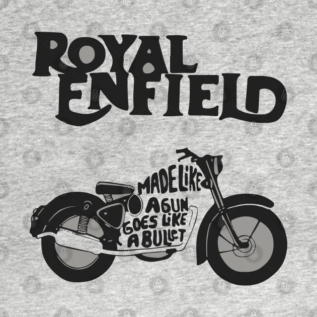 Royal Enfield Made Like A Gun Goes Like A Bullet by JammyPants